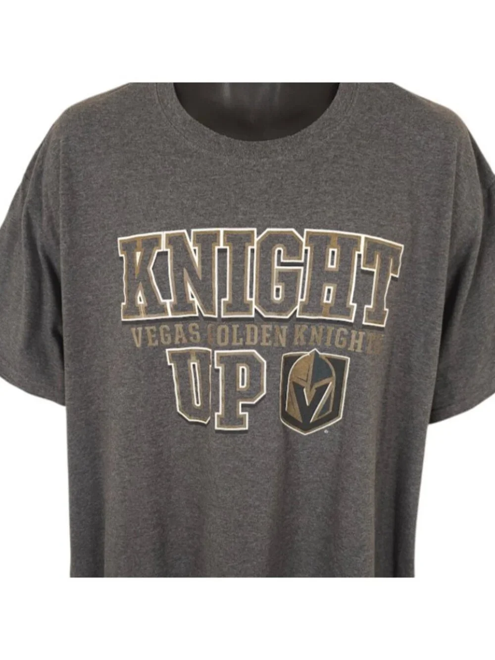 Vegas Golden Knights T Shirt Mens Size 2XL Gray NHL Hockey Champion Brand - Picture 1 of 7